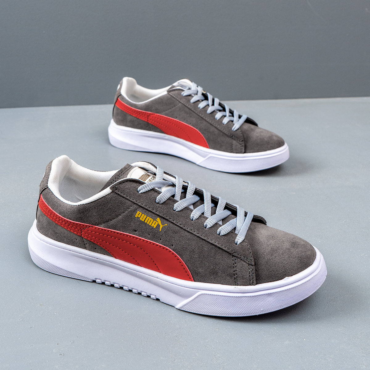 كفش مردانه puma مدل Panju رنگ طوسي