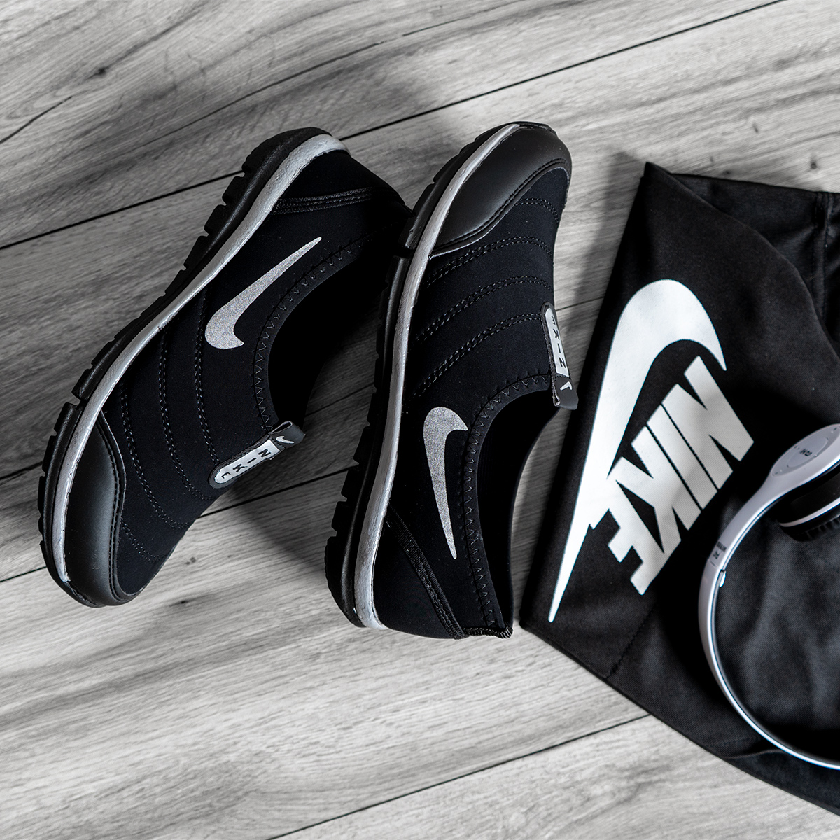 کفش مردانه Nike مشکی مدل Nadel