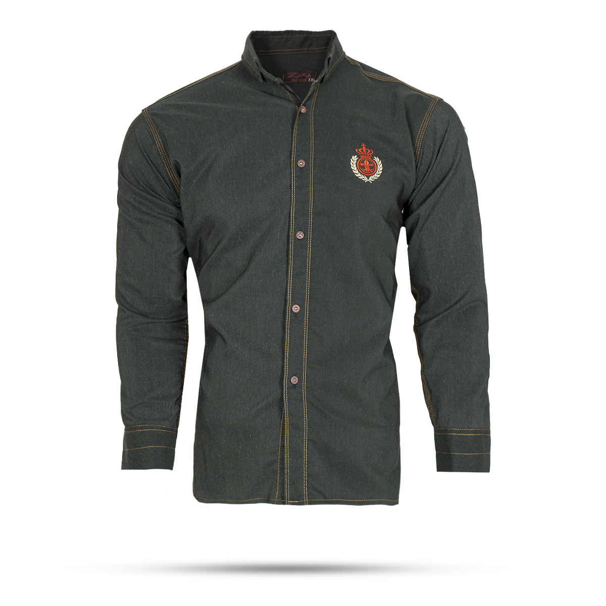 پیراهن مردانه سبز(T)مدل gabi