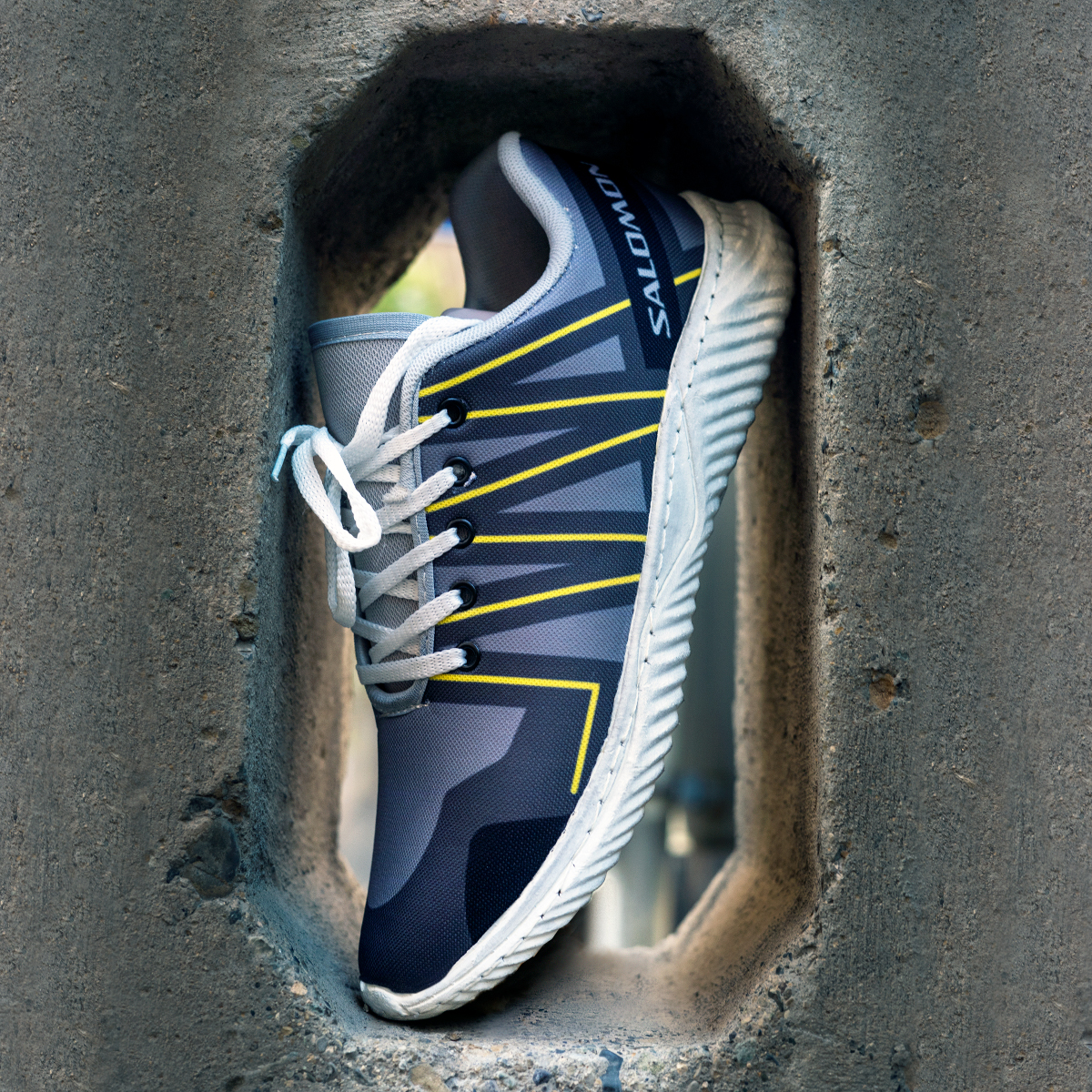 کفش ورزشی Salomon مردانه طوسی سبز مدلPadra