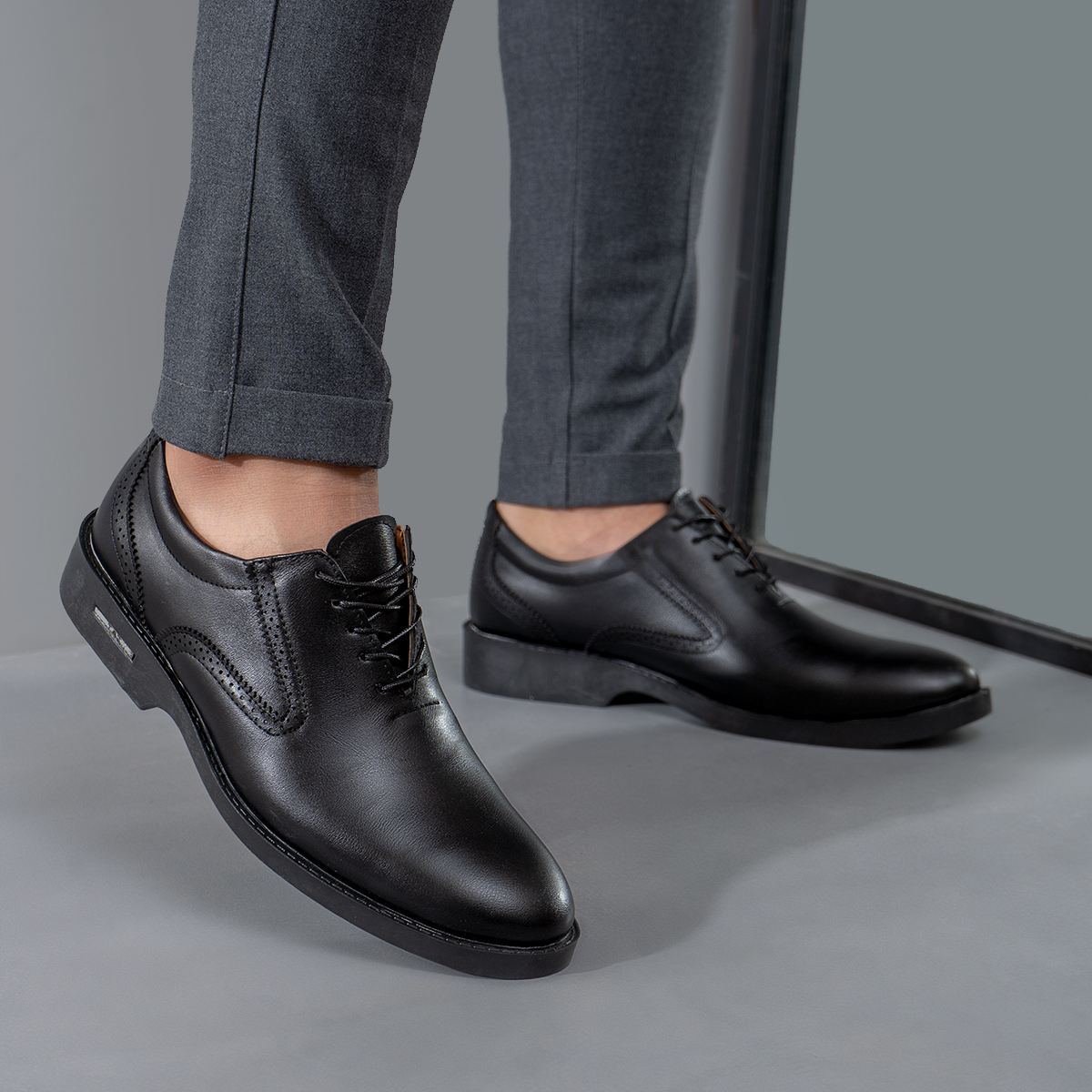 کفش رسمی مردانه مشکی مدل Tomaj