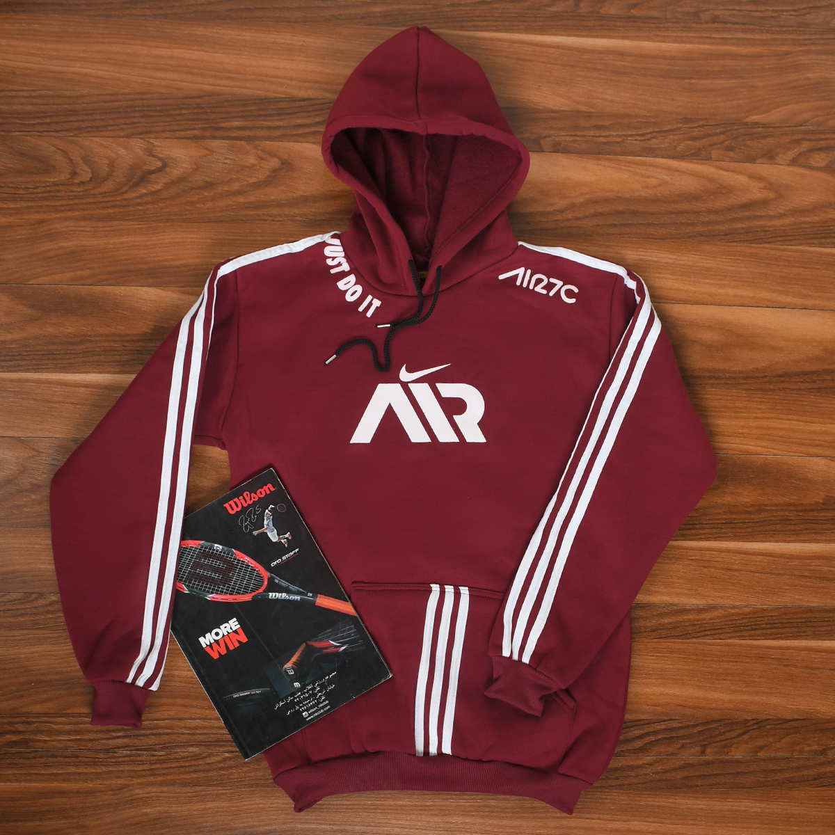 هودی NikeAir زرشکی مردانه مدلHaman