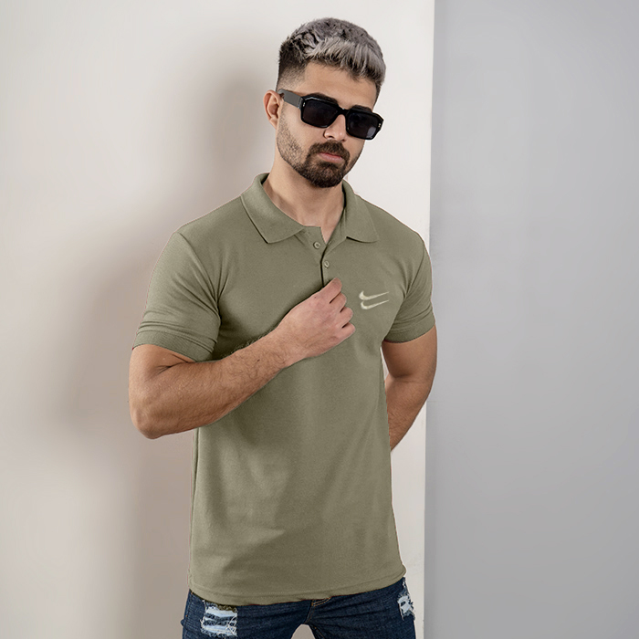 تیشرت مردانه نایک سبز مدل LOMA