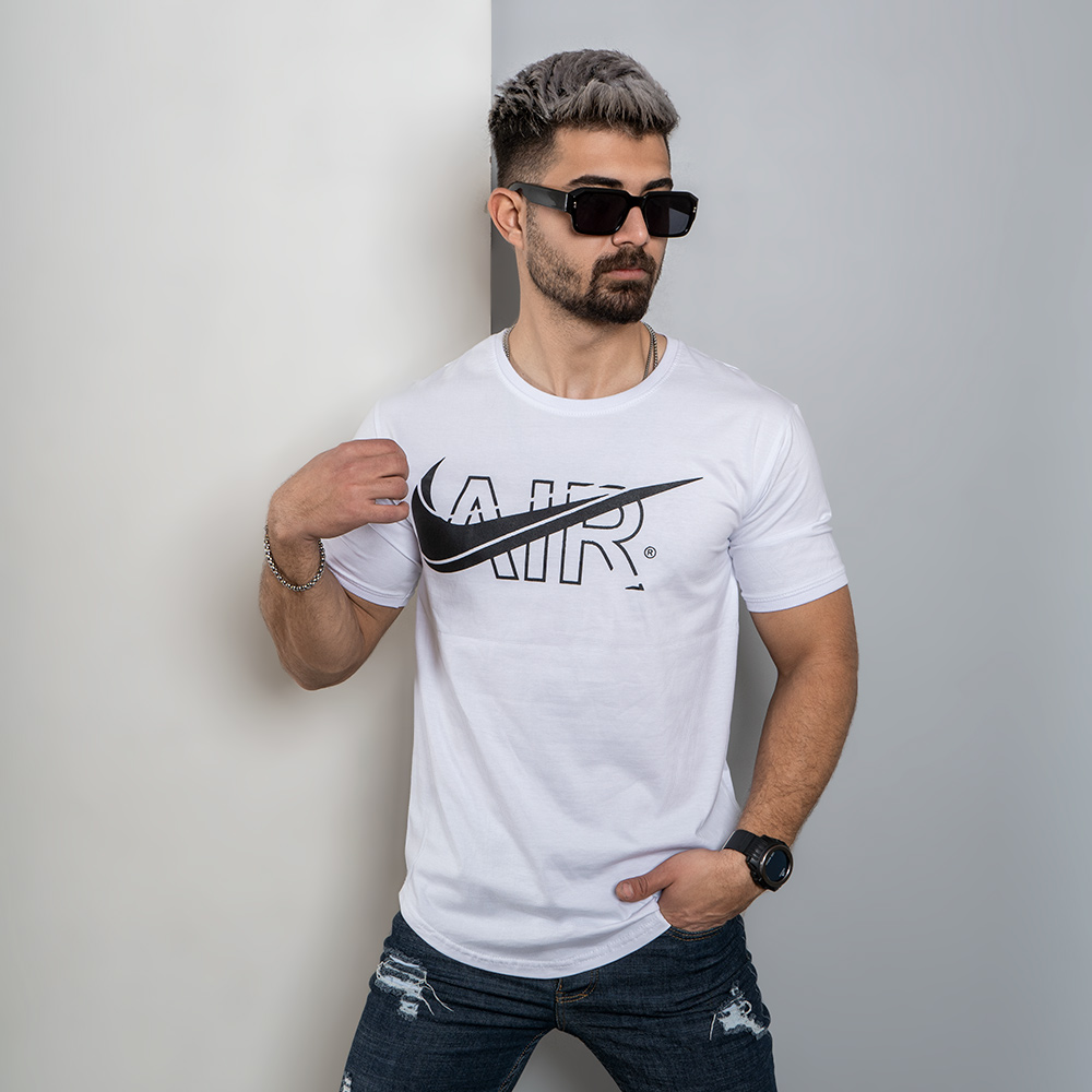 تیشرت مردانه NIKE AIR سفید مدل ROKO