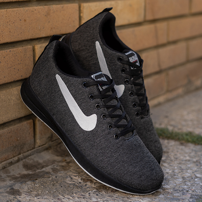 کفش مردانه ذغالی نایک مدل Milano