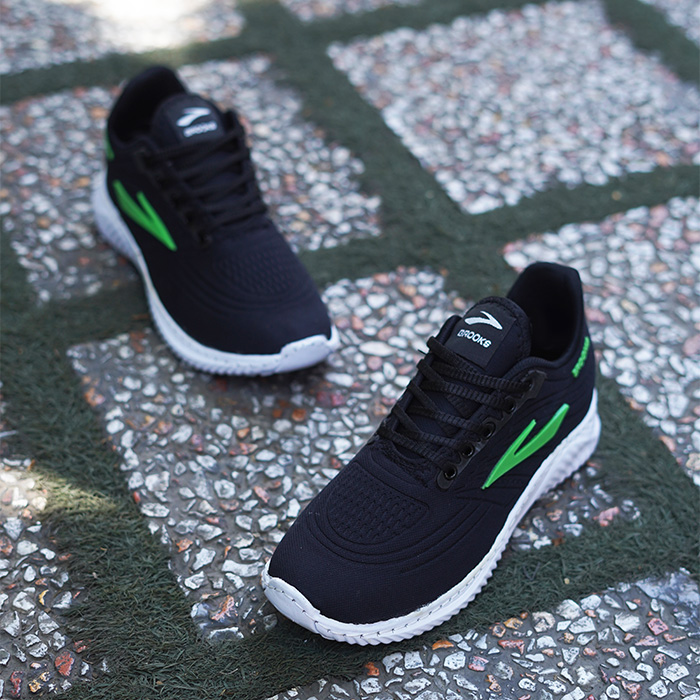 کفش ورزشی مشکی سبز مردانه مدل Tik