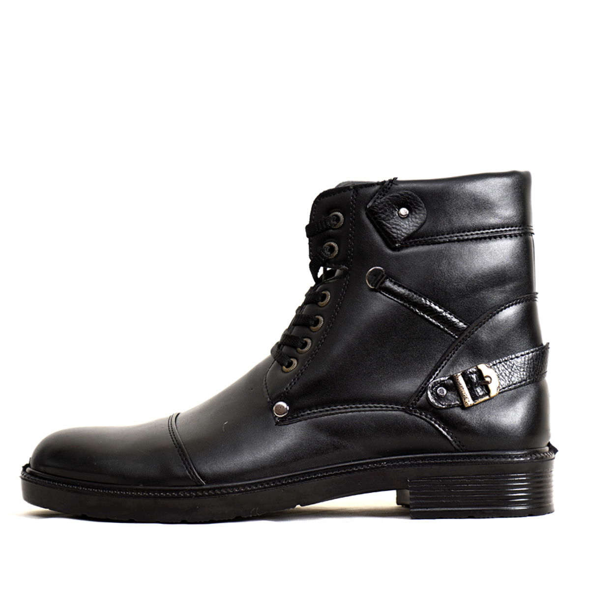 نیم بوت مشکی مردانه مدل Zanco