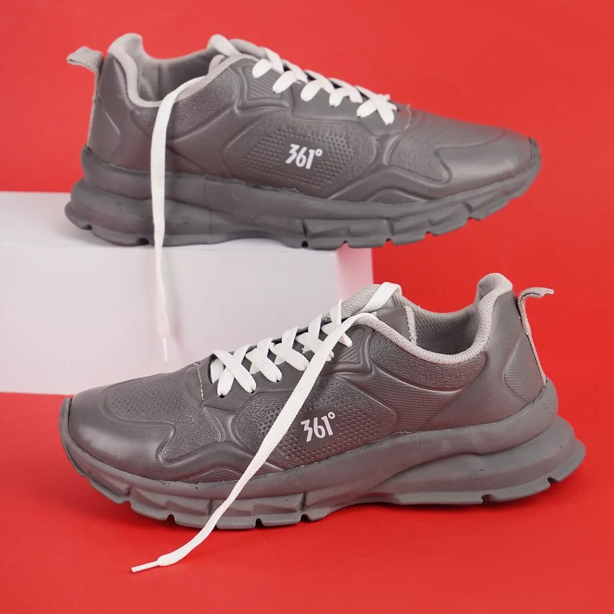 کفش ورزشی مردانه طوسی مدل 361