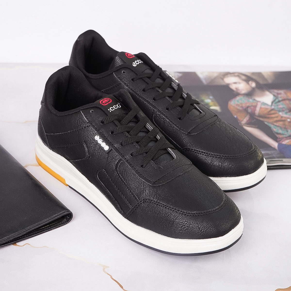 کفش مردانه ecco مشکی مدل Viksa