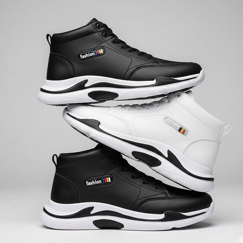 کفش ساقدار مردانه EMTO-سفید