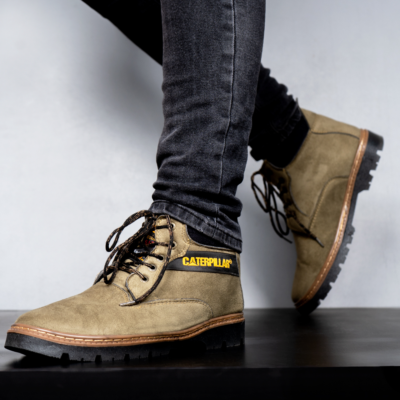 کفش ساقدار CAT مدل AMAX سبز