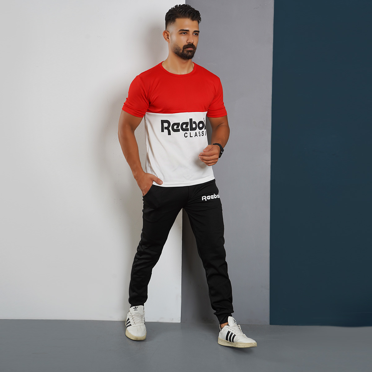 ست تیشرت شلوار Reebok مردانه مدل Nikol