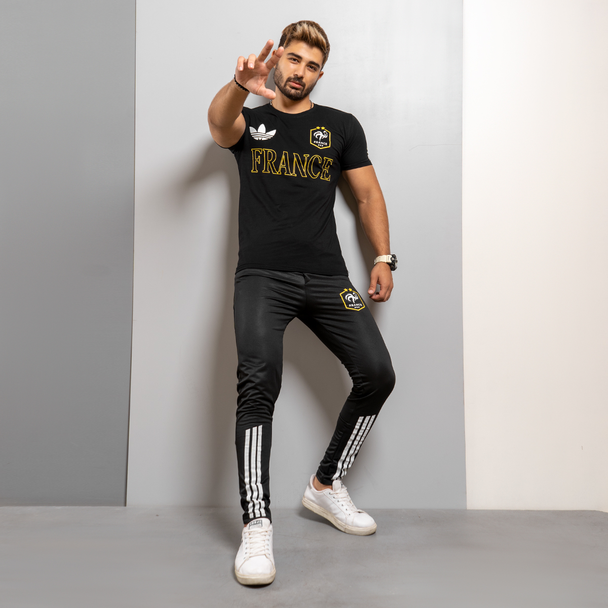 ست تیشرت شلوار France مردانه مدل Unik